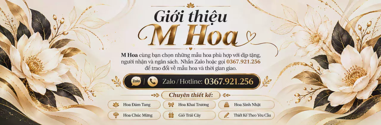 Ảnh bìa Shop hoa tươi Xã Mỹ Thành Đồng Tháp - Hoa cho những dịp đáng nhớ